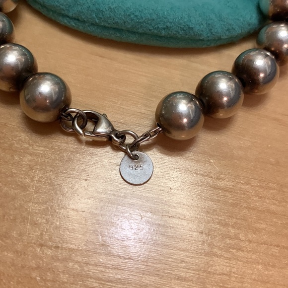 Tiffany hardware 10mm ball bracelet 7.5” - Picture 5 of 10